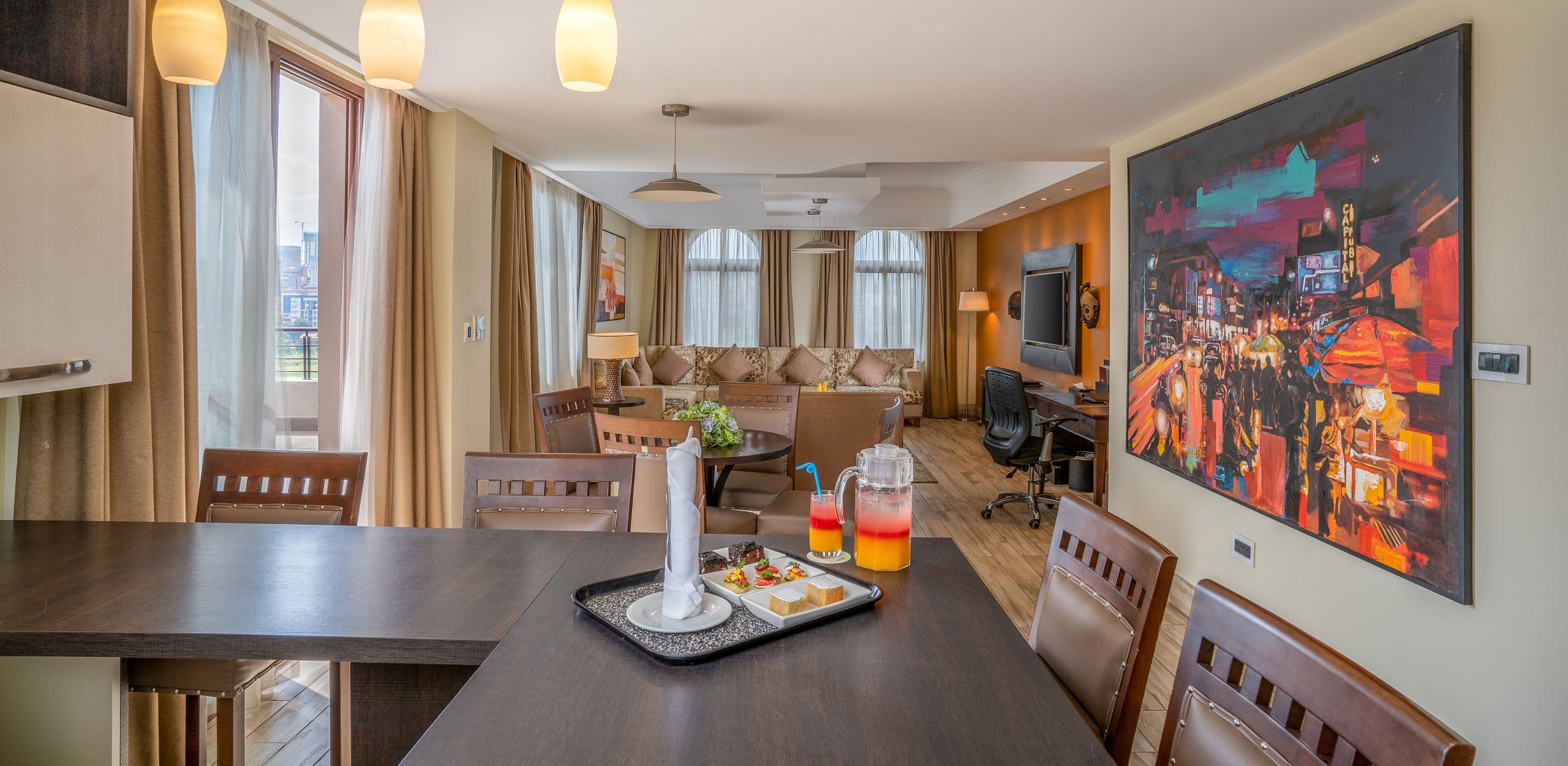 In-Room Breakfast Service