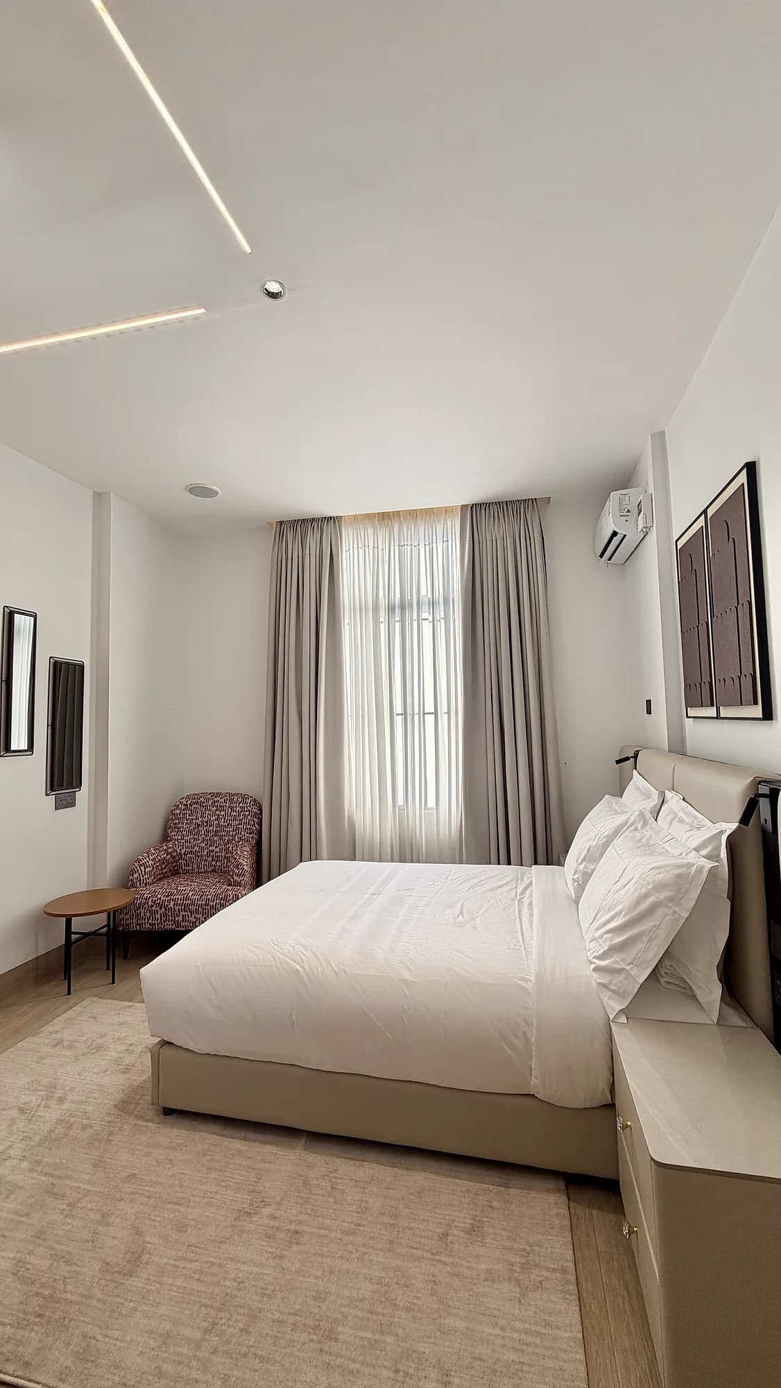 Inside an HMK Living 1BHK suite, Kigo Kampala Uganda